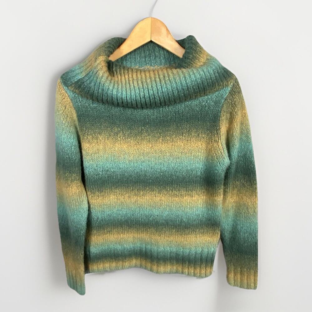 Woolrich Vintage Sweater Women’s S Made In Hong Kong Y2K Grunge Wool Blend